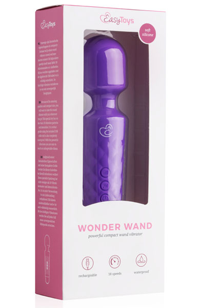 Easytoys Mini-Wand-Vibrator Lila - Zauberstab/Massagestab 3