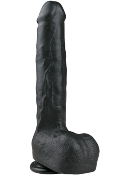 Easytoys Realistischer Dildo Schwarz 29,5 cm - XL Dildo 1