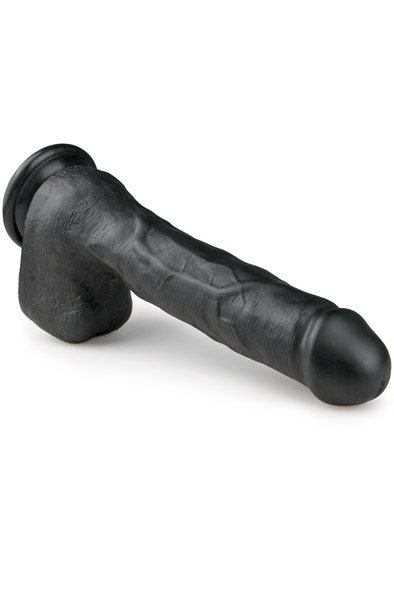 Easytoys Realistischer Dildo Schwarz 29,5 cm - XL Dildo 2