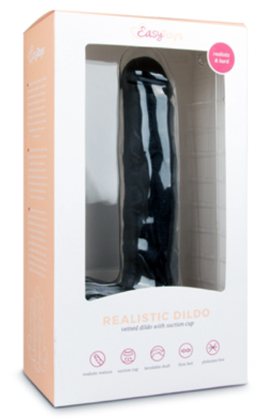Easytoys Realistischer Dildo Schwarz 29,5 cm - XL Dildo 3