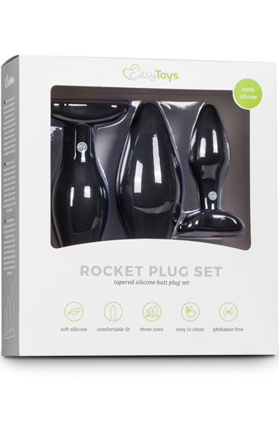 Easytoys Rocket Buttplug-Set - Analplug Set 3