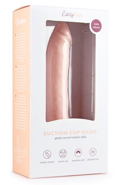 Easytoys Saugnapf-Dildo Hautfarben 21 cm - Dildo 2
