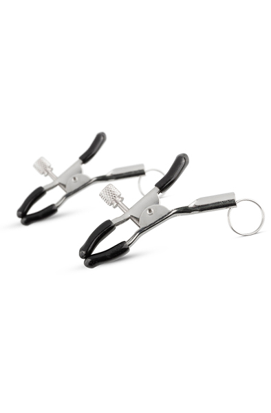 Easytoys Schraubklemmen mit Befestigungsring - Brustwarzenklammern 1