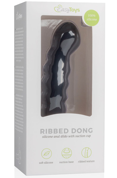 Easytoys Silikon-Dildo mit Saugnapf 14 cm - Analplug 3