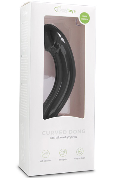 Easytoys Silikon Prostata Dildo in Schwarz - Anal-Dildo 3