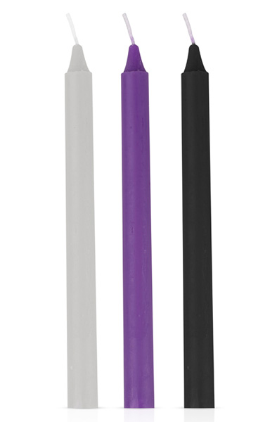 Easytoys Sinnliche Heißwachskerzen 3 Stück - BDSM Kerze 1