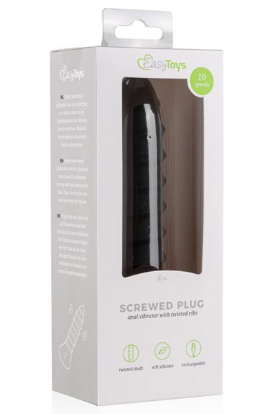 Easytoys Verschraubter Plug Anal Vibrator - Vibrierender Analplug 3