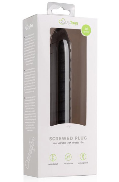 Easytoys Verschraubter Plug Analvibrator Groß - Vibrierender Analplug 3