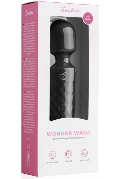 Easytoys Wand-Vibrator Schwarz - Zauberstab/Massagestab 3