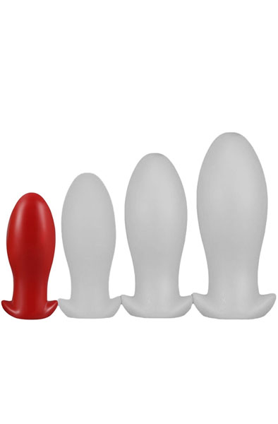 Eggplay Plug Drakar Egg Red Small - Extra dicker Analplug 1