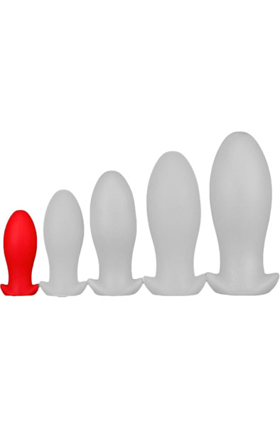 Eggplay Silikon Plug Saurus Ei Rot Klein - Extra dicker Analplug 1