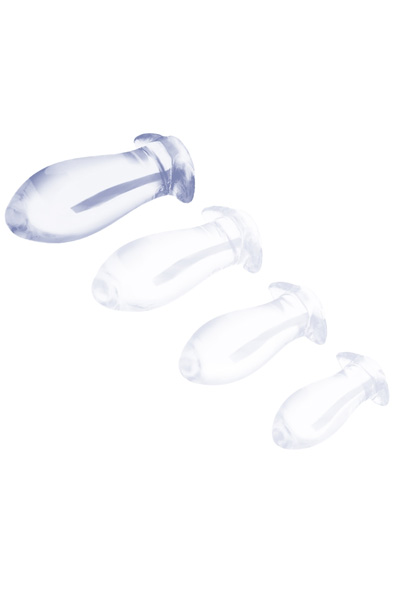 Eggplay Transparenter Klarer Plug XL 18,5 cm - XL Buttplug 2