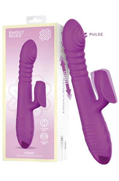 Engily Ross Fenyx Vibe With Thrusting & Pulse - Rabbit-Vibrator 7