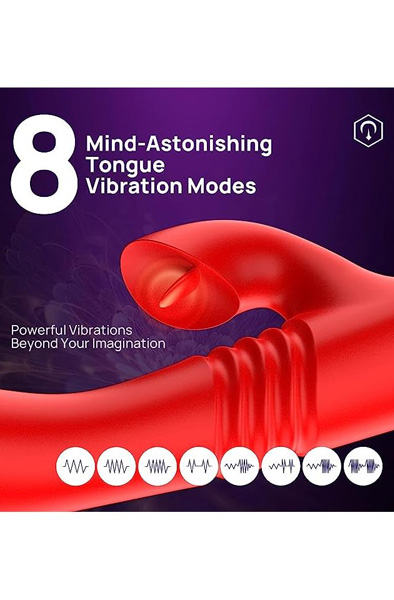 Engily Ross Samt-Vibrator mit Stoß- und Pulsfunktion - Vibrator 6