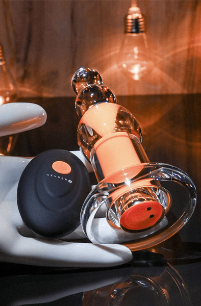 Evolved Gender X Orangentraum - Ferngesteuerter Analvibrator 2