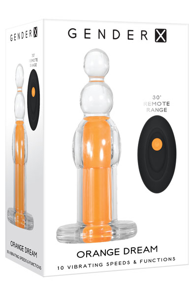 Evolved Gender X Orangentraum - Ferngesteuerter Analvibrator 4