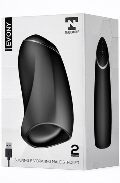 Evony Oral Sex Male Masturbator Suction & Vibration 2 Motors - Masturbator 3