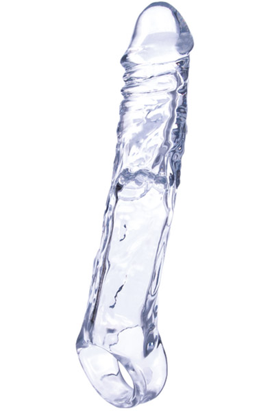 Excellent Power Verlängerer transparent 19 cm - Penisverlängerung/Penishülle 1