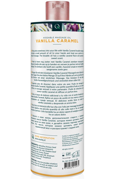 Exotiq Massageöl Vanille-Karamell 500 ml - Massageöl Vanille-Karamell 3