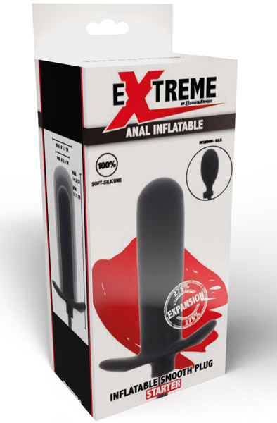 Extreme Aufblasbarer Glatter Anfänger Plug 14,5 cm - Aufblasbarer Analplug 3