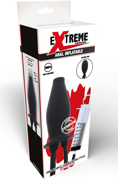 Extreme Aufblasbarer Gleitmittel-Plug - Aufblasbarer Analplug 5