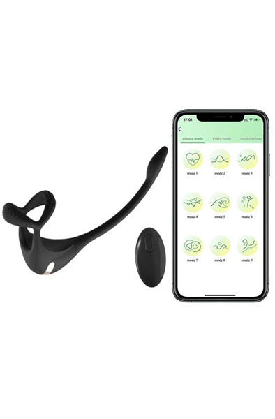 Extreme Doppelspaß mit App-Funktion - Prostatavibrator mit Penisring 3