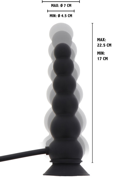 Extreme Expert Aufblasbarer Plug mit Saugnapf - Aufblasbarer Analplug 2