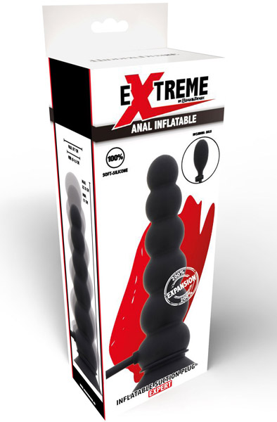 Extreme Expert Aufblasbarer Plug mit Saugnapf - Aufblasbarer Analplug 4