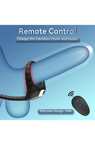 Extreme Level of Anal- & Penisvergnügen - Prostatavibrator mit Penisring 4