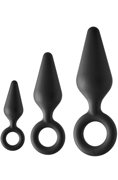 Fantasstic Anal-Trainingsset Ring Plug - Analplug Set 1