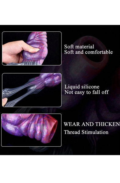 Fantasy Open Head Penis Sleeve 13,2 cm - Penisverlängerung/Penishülle 5