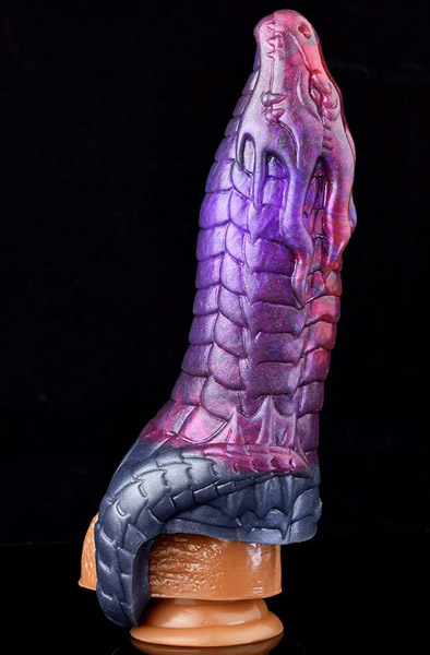 Fantasy Penishülle Lila 19 cm - Penisverlängerung/Penishülle 3