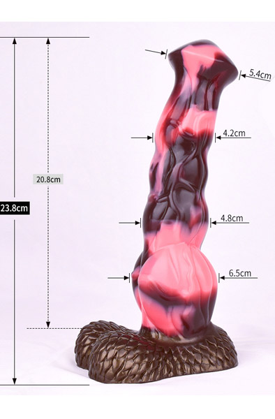 Fenrir Ejakulierender Dildo 23,8 cm - Drachen-Dildo 3