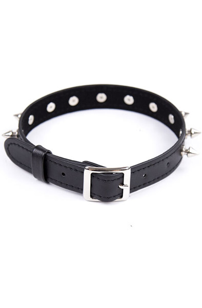 Fetisch Halsband mit Spikes im Punk-Stil - Halsband 2