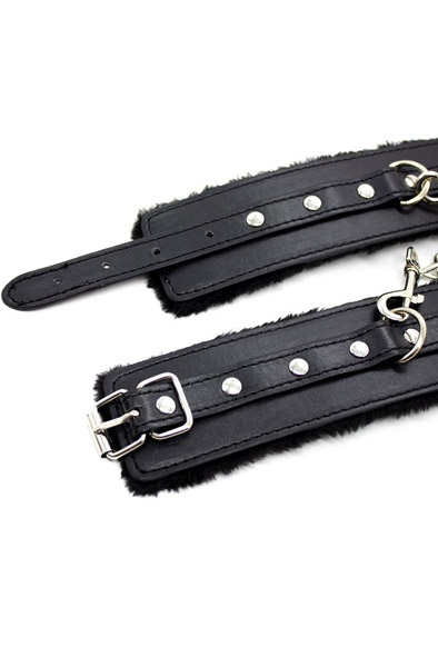 Fetish Addict Fellgefütterte Verstellbare Handschellen - Handschellen 2