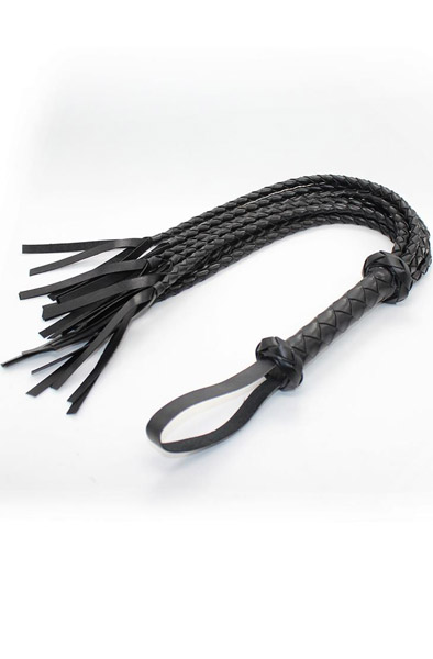 Fetish Addict Geflochtener Peitsche 75 cm - Flogger 2