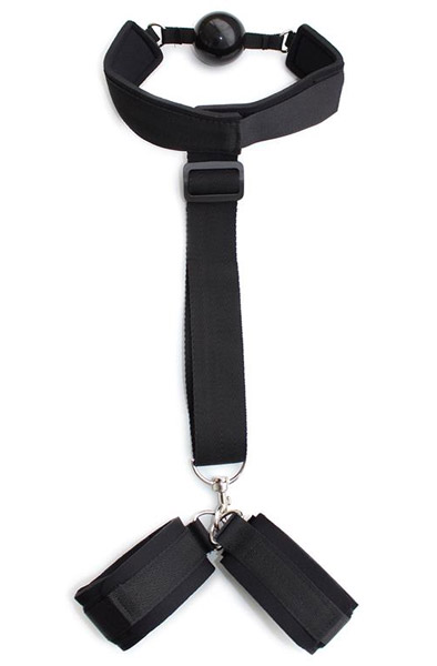 Fetish Addict Knebelball mit Handschellen - Knebelball mit Handschellen 2