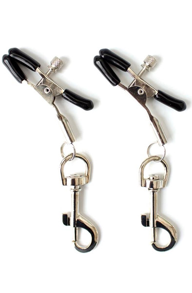 Fetish Addict Nippelklemme mit Haken - Brustwarzenklammern 1