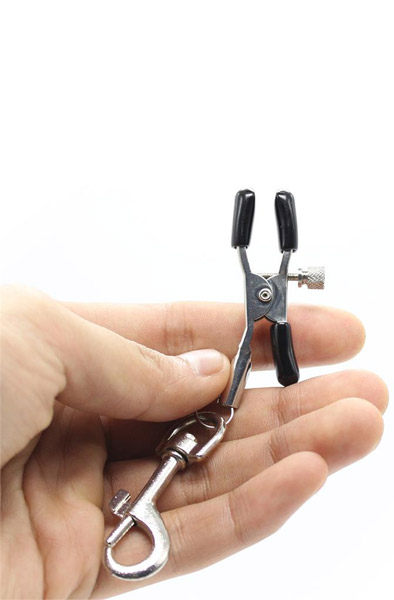Fetish Addict Nippelklemme mit Haken - Brustwarzenklammern 2