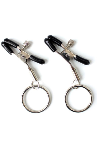 Fetish Addict Nippelklemme mit O-Ring - Brustwarzenklammern 1