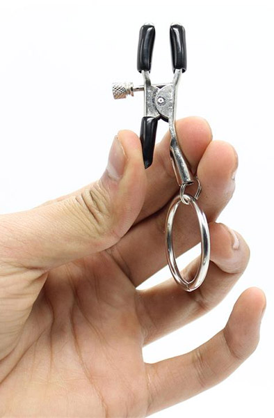 Fetish Addict Nippelklemme mit O-Ring - Brustwarzenklammern 2