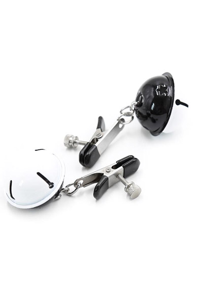 Fetish Addict Nippelklemmen mit Glocke - Brustwarzenklammern 2