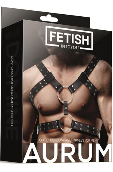 Fetish Aurum leichtes Brust-Bondagegeschirr - Bondage-Set 1