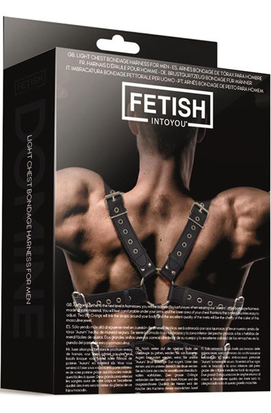 Fetish Aurum leichtes Brust-Bondagegeschirr - Bondage-Set 2