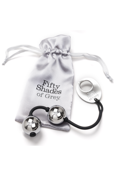 Fifty Shades of Grey Inner Goddess Silver Pleasure Balls - Bowling Bälle 2