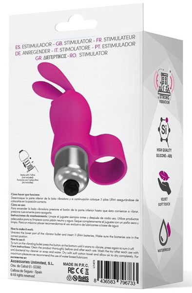 Fingyhop Pinker Rabbit Bullet - Finger-Vibrator 3