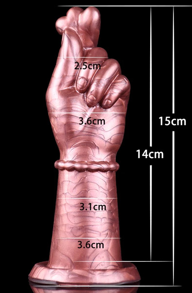 Fist Impact Finger-Herz Plug 15 cm - Fisting Hand 7