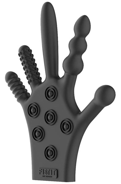 Fist-It Silikon-Stimulationshandschuh - Strukturierte Handschuhe für Analspiele 1
