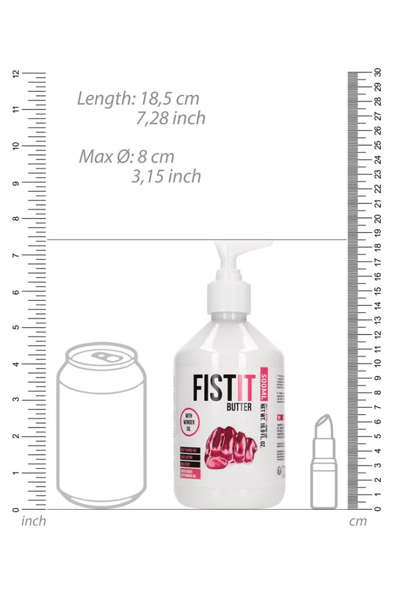 Fist-It Wasserbasierte Gleitbutter 500 ml - Gleitmittel für Fisting / Analsex 3
