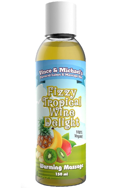 Fizzy Tropical Wine Delight Wärmende Massage 150ml - Massageöl 1